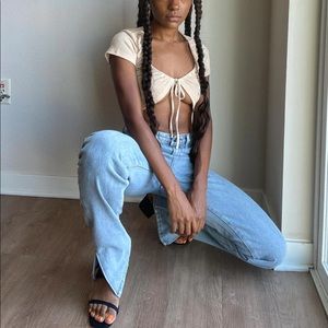 Lioness ↠ denim jeans with side split